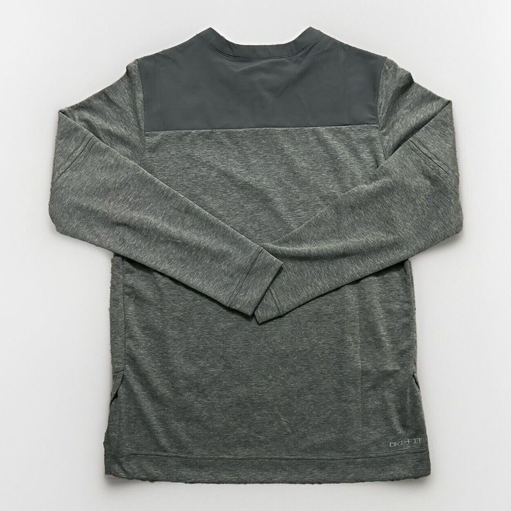NIKE Dri-Fit 1/4 Zip Pullover Sweatshirt Stretch Football Top DJ5131-060 Men's S - Picture 2 of 4